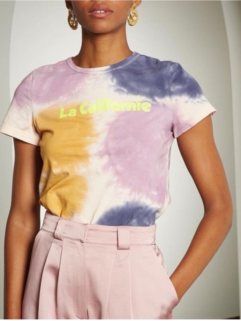 A.L.C Tie Dye 'La Californie' Tee Shirt Women’s M